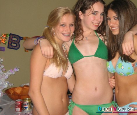 Teens show off their bikini