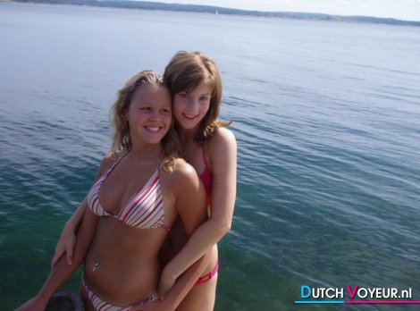 A couple in bikini