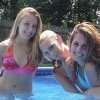 we three in the pool
