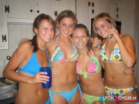 group of four girls