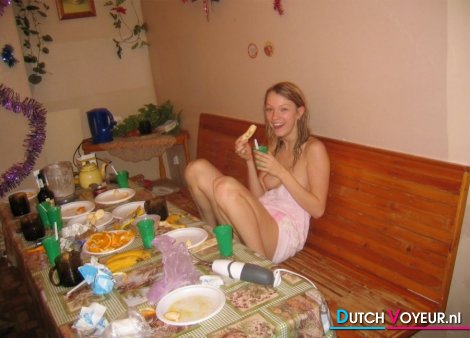 A tender young lady!