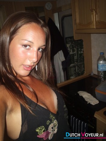 A lascivious chick She ...