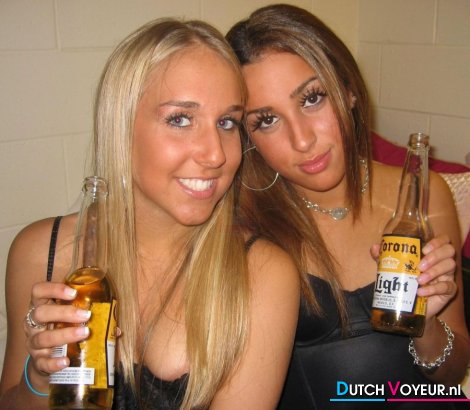 The naughty girlfriend!