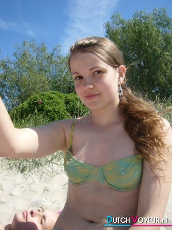 Young girl on beach