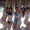 teenagers hanging in beach