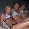 In the dark on the beach