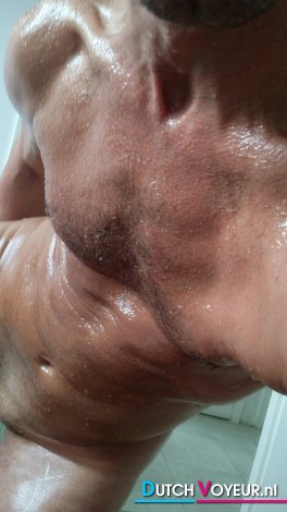 MUSCULAR NAKED and soaked