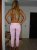 Round buttocks of a young girl