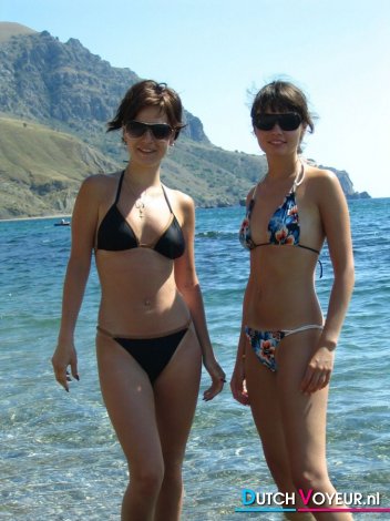 naughty girl is fun in a pleasant erotic string tanga