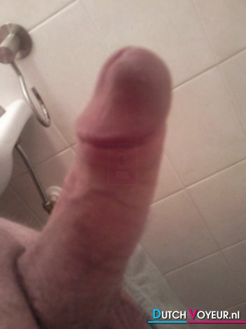 My stiff cock half