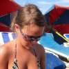 nude lassie is hard on the bare G-string horny!