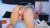 Blue Haired Fucks Her Pink Pussy In Her Bedroom