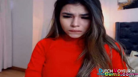 busty babe nice striptease live show