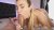 Horny Blonde Slurps that Fat Cock