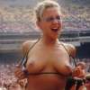 a bare cleavage