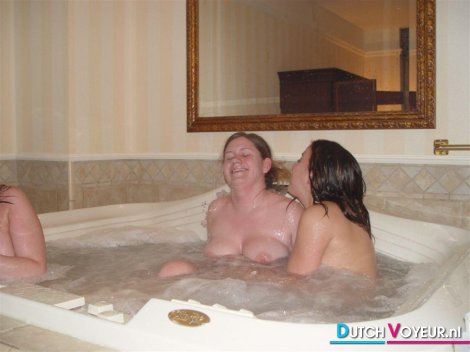 Jacuzzi filled tits