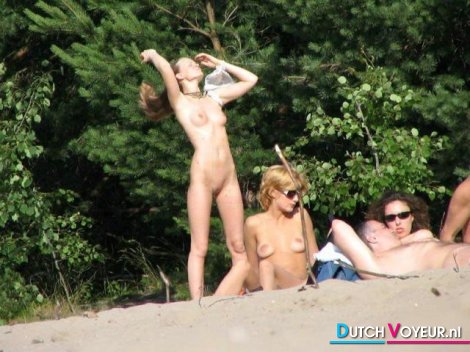 Together On The Family Nudist Beach