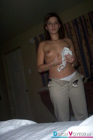 Ex shows her breasts