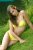 Teenage girl in yellow bikini