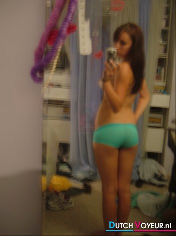 the bare buttocks