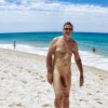 True nudist flashing on the beach