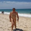 True nudist flashing on the beach