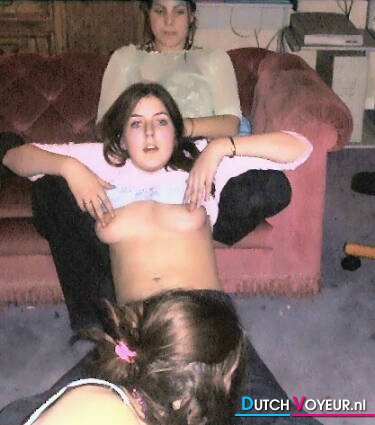 a bare horny girl! xD