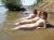 3 naked naturists water