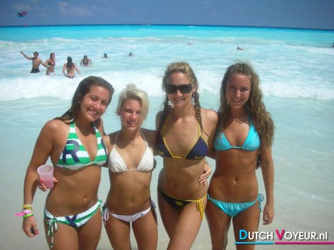 Group of girls in bikini