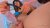 Latina trans uses a vacuum pump toy while jerking