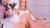 Blonde Futanari stroking her her big stiff shaft