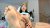 This gorgeous shemale babe jerks her big cock