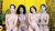 Four hot busty ladyboys jerking and teasing on cam
