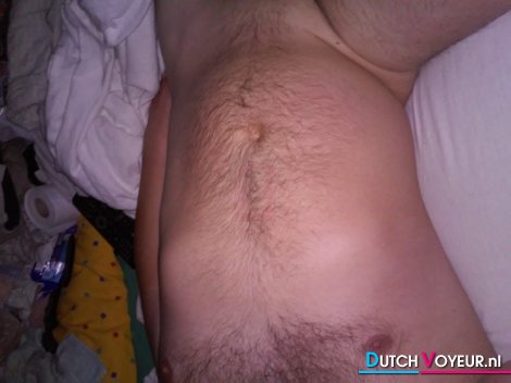 bulging belly ...