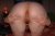 an upturned buttocks, p